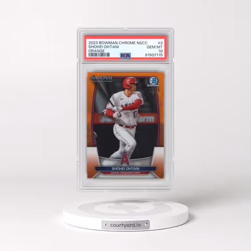 2023 Bowman Chrome National #2 Shohei Ohtani - Orange Refractor (PSA 10 GEM MINT)