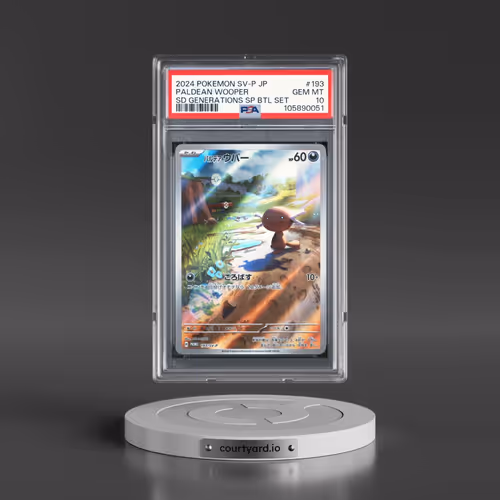 2024 Pokémon SV-P Promo #193 Paldean Wooper - Start Deck Generations Special Battle Set (PSA 10 GEM