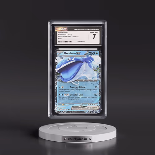 2025 Destined Rivals - DRI EN #066/182 Dondozo ex - Holo (CGC 7 NM)