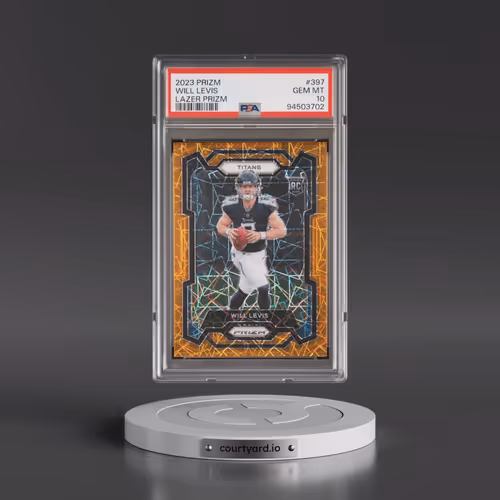 2023 Panini Prizm #397 Will Levis - Lazer Prizm (PSA 10 GEM MINT)