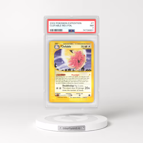 2002 Expedition #7 Clefable - Holo (PSA 7 NM)