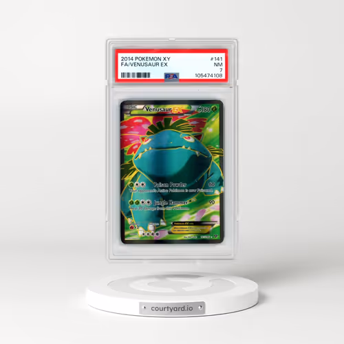 2014 Pokémon XY #141 Venusaur EX - Holo Full Art (PSA 7 NM)