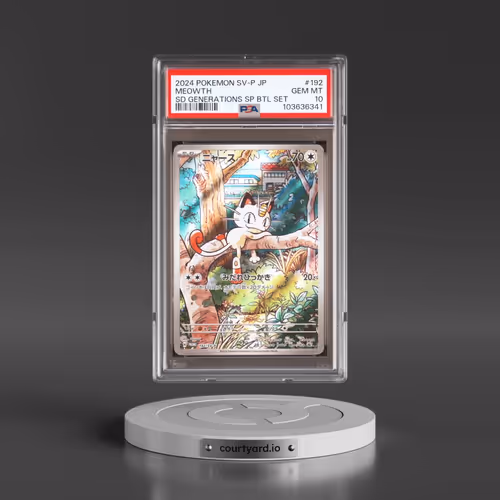 2024 Pokémon SV-P Promo #192 Meowth - Start Deck Generations Special Battle Set (PSA 10 GEM MINT)