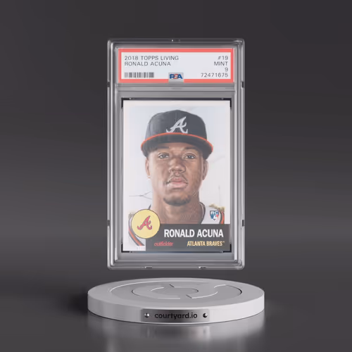 2018 Topps Living #19 Ronald Acuna (PSA 9 MINT)