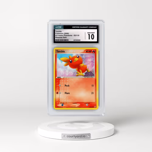 2006 EX Holon Phantoms #83/110 Torchic - Reverse Holo (CGC 10 GEM MINT)
