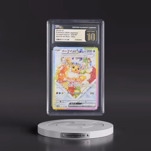 2024 High Class Pack: Terastal Fest ex - sv8a #224/187 Eevee ex - Special Art Rare Holo (CGC 10 PRIS