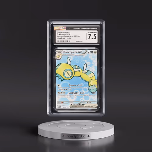 2025 Pokémon Jtg EN-Journey Together #178 Dudunsparce EX - Holo Ultra Rare (CGC 7.5 NM+)
