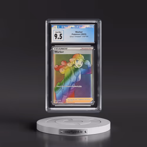 2022 Silver Tempest #209/195 Worker - Rainbow Holo (CGC 10 GEM MINT)