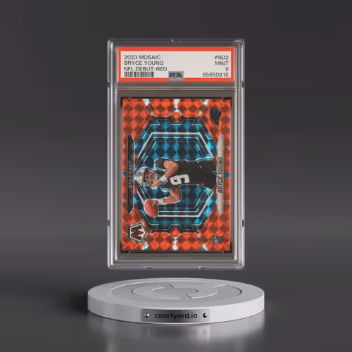 2023 Panini Mosaic NFL Debut #ND2 Bryce Young - Red (PSA 9 MINT)
