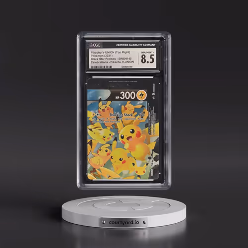 2021 Pokémon Swsh Black Star Promo #140 Pikachu V-Union - Celebrations Collection (CGC 8.5 NM-MT+)