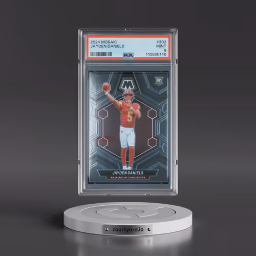 2024 Panini Mosaic #302 Jayden Daniels (PSA 9 MINT)