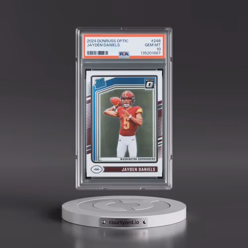 2024 Panini Donruss Optic #248 Jayden Daniels (PSA 10 GEM MINT)
