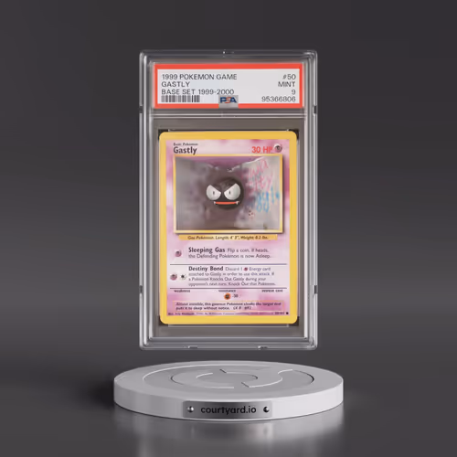 1999 Pokémon Game #50 Gastly - Base Set 1999-2000 (PSA 9 MINT)