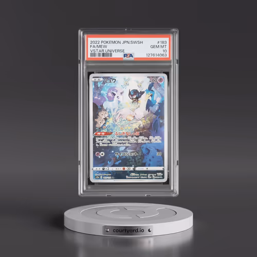2022 Pokémon Sword & Shield Vstar Universe #183 Mew - Full Art (PSA 10 GEM MINT)