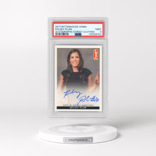 2017 Rittenhouse WNBA Autographs Kelsey Plum - Street Clothes (PSA 9 MINT)