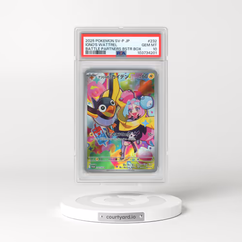 2025 Pokémon SV-P Promo #232 Iono's Wattrel - Battle Partners Booster Box (PSA 10 GEM MINT)