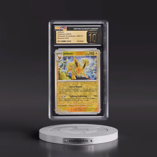 2025 Prismatic Evolutions - PRE EN #029/131 Jolteon - Reverse Holo (CGC 10 PRISTINE)