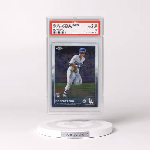 2015 Topps Chrome #129 Joc Pederson - Running (PSA 10 GEM MINT)