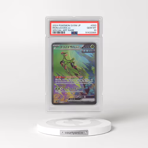 2024 Pokémon Sv5m-Cyber Judge #093 Iron Leaves EX - Holo Special Art Rare (PSA 10 GEM MINT)