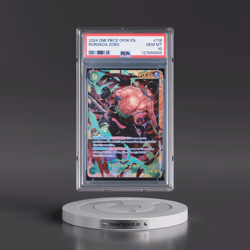2024 One Piece Wings of the Captain #118 Roronoa Zoro (PSA 10 GEM MINT)