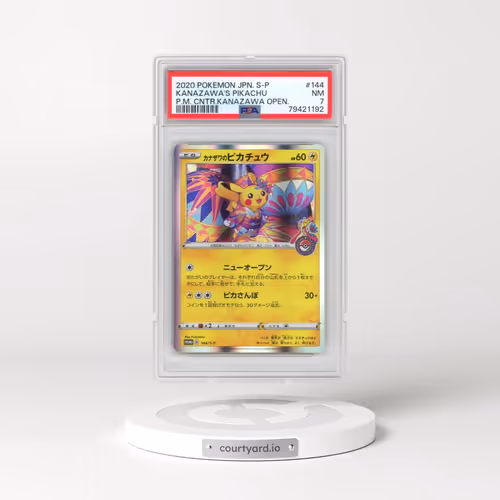 2020 Pokémon S Promo #144 Kanazawa's Pikachu - Pokemon Center Kanazawa Opening (PSA 7 NM)