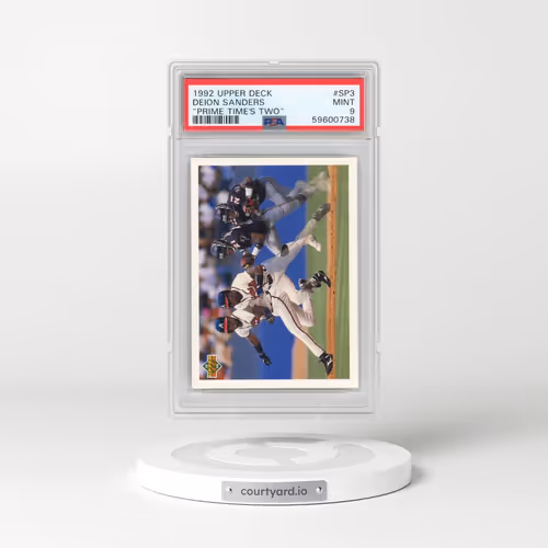 1992 Upper Deck #SP3 Deion Sanders - "Prime Time's Two" (PSA 9 MINT)