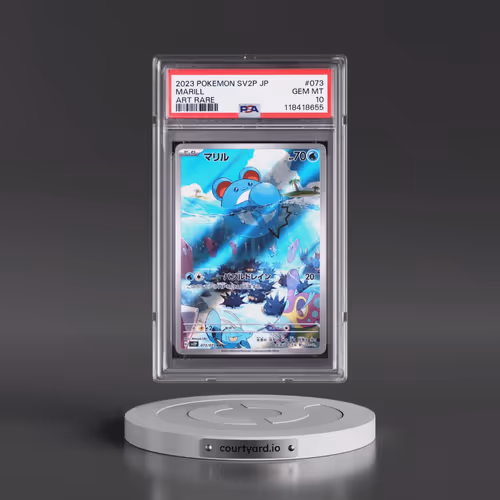 2023 Pokémon Sv2p-Snow Hazard #073 Marill - Art Rare (PSA 10 GEM MINT)