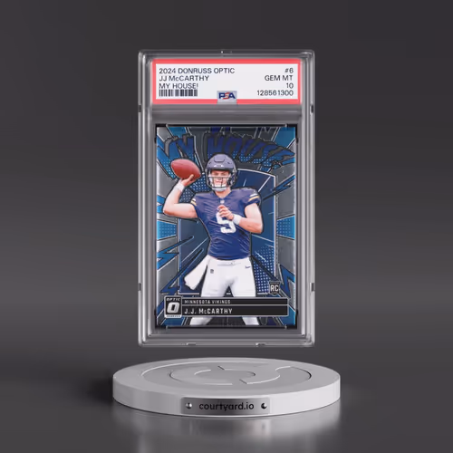 2024 Panini Donruss Optic My House! #6 JJ McCarthy (PSA 10 GEM MINT)