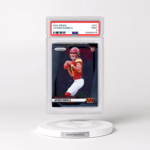 2024 Panini Prizm #347 Jayden Daniels (PSA 9 MINT)