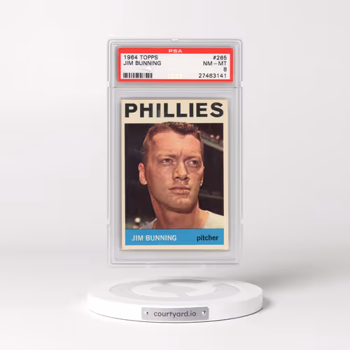 1964 Topps #265 Jim Bunning (PSA 8 NM-MT)