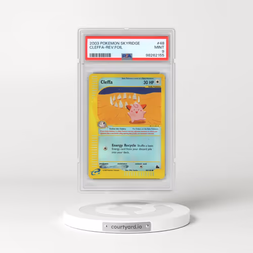 2003 Pokémon Skyridge #48 Cleffa - Reverse Foil (PSA 9 MINT)