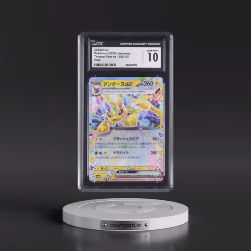2024 Pokémon Sv8a-Terastal Fest EX #052 Jolteon EX - Holo (CGC 10 GEM MINT)