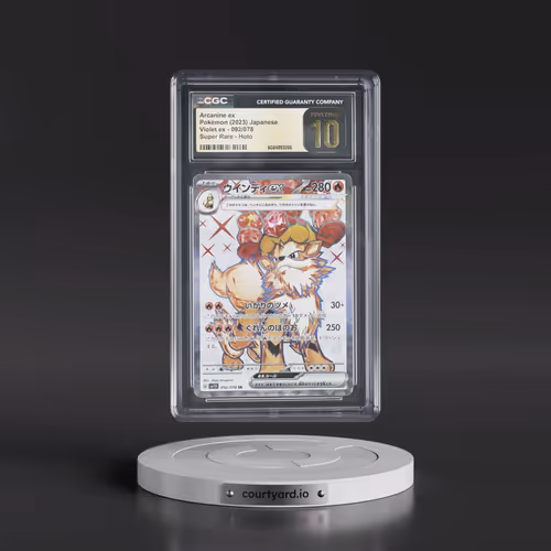 2023 Violet ex #092/078 Arcanine ex - Super Rare Holo (CGC 10 PRISTINE)