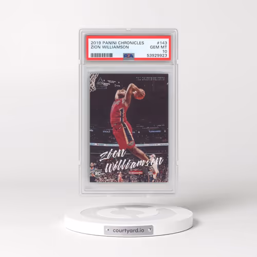 2019 Panini Chronicles #143 Zion Williamson (PSA 10 GEM MINT)