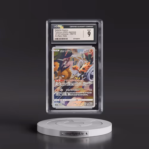 2022 VSTAR Universe #188/172 Galarian Zapdos - Art Rare Holo (CGC 9 MINT)