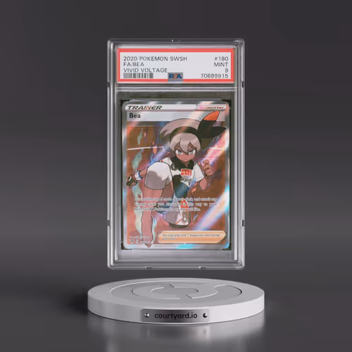 2020 Pokémon Sword & Shield Vivid Voltage #180 Bea - Full Art (PSA 9 MINT)