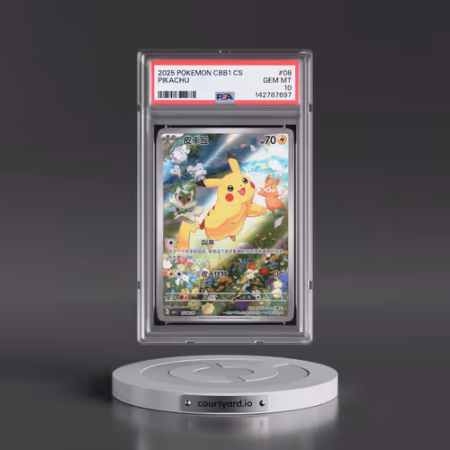 2025 Pokémon Simplified CBB1 C-Gem Pack Vol 1 #08 Pikachu (PSA 10 GEM MINT)