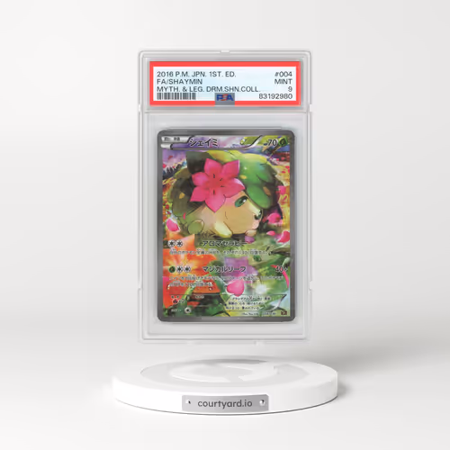 2016 Pokémon Mythical & Legendary Dream Shine Collection #004 Shaymin - 1st Edition Full Art (PSA 9 MINT)