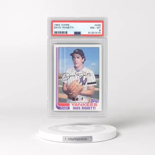 1982 Topps #439 Dave Righetti (PSA 8 NM-MT)