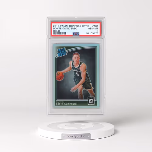 2018 Panini Donruss Optic #164 Donte DiVincenzo - Holo (PSA 10 GEM MINT)