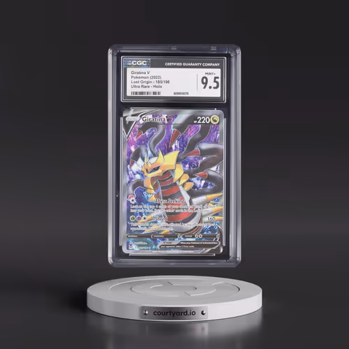 2022 Lost Origin #185/196 Giratina V - Ultra Rare Holo (CGC 9.5 MINT+)
