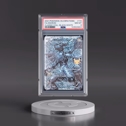 2021 Pokémon Celebrations Classic Collection #114 Zekrom - Full Art (PSA 8 NM-MT)