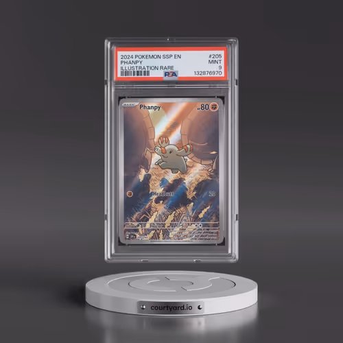2024 Pokémon Ssp EN-Surging Sparks #205 Phanpy - Illustration Rare (PSA 9 MINT)