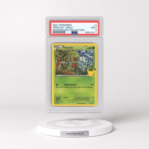 2021 Pokémon Mcdonald's Collection #3 Treecko - Holo (PSA 9 MINT)