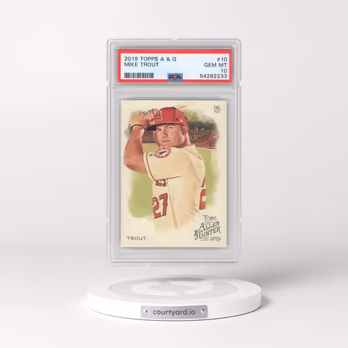 2019 Topps Allen & Ginter #10 Mike Trout (PSA 10 GEM MINT)