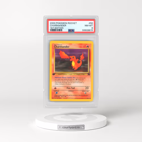 2000 Team Rocket #50 Charmander - 1st Edition (PSA 8 NM-MT)