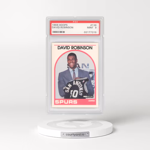 1989 Hoops #138 David Robinson (PSA 9 MINT)