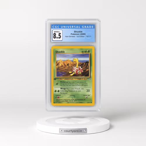2000 Neo Genesis #72/111 Shuckle - 1st Edition (CGC 8.5 NM-MT+)