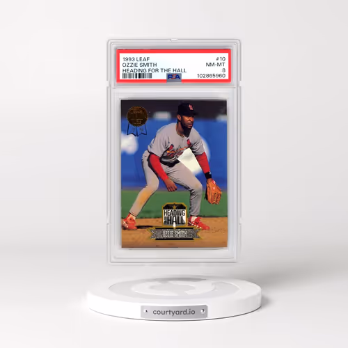 1993 Leaf Heading for the Hall #10 Ozzie Smith (PSA 8 NM-MT)