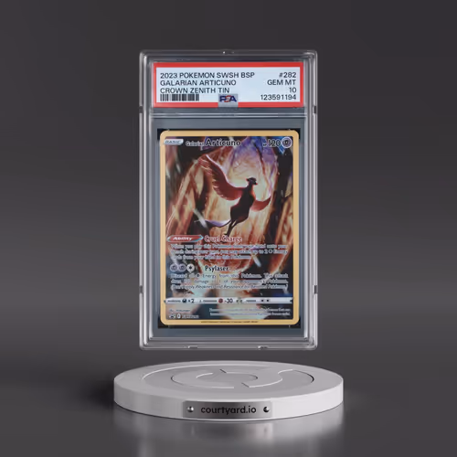 2023 Pokémon Swsh Black Star Promo #282 Galarian Articuno - Crown Zenith Tins (PSA 10 GEM MINT)